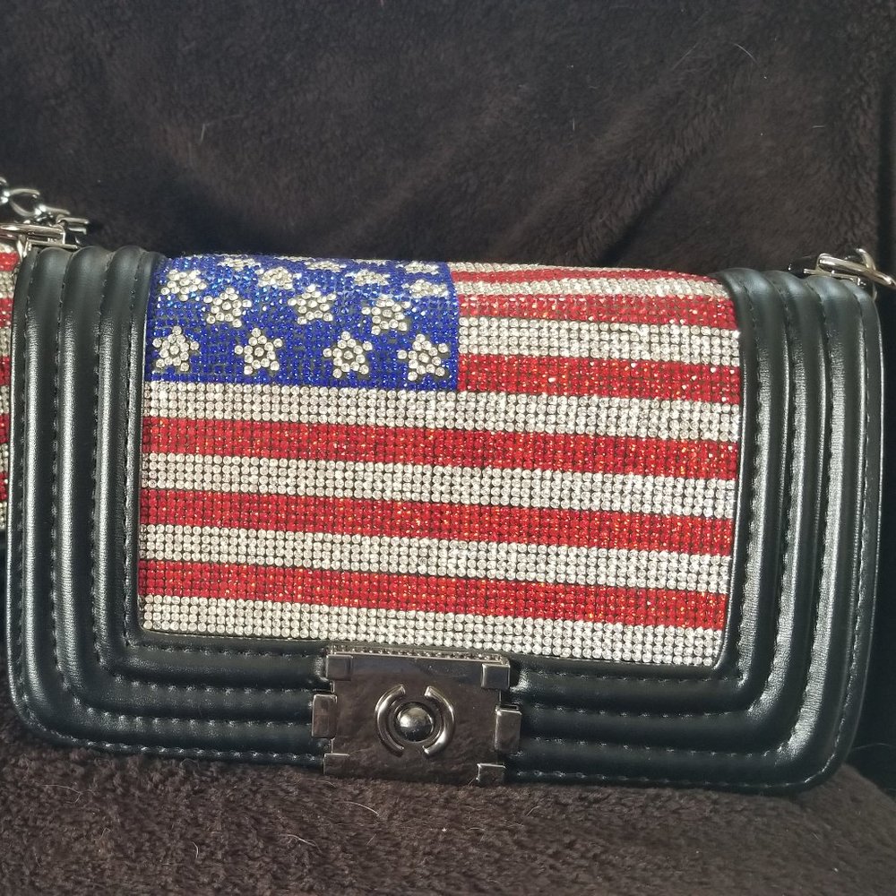 American Flag Cross Body Purse